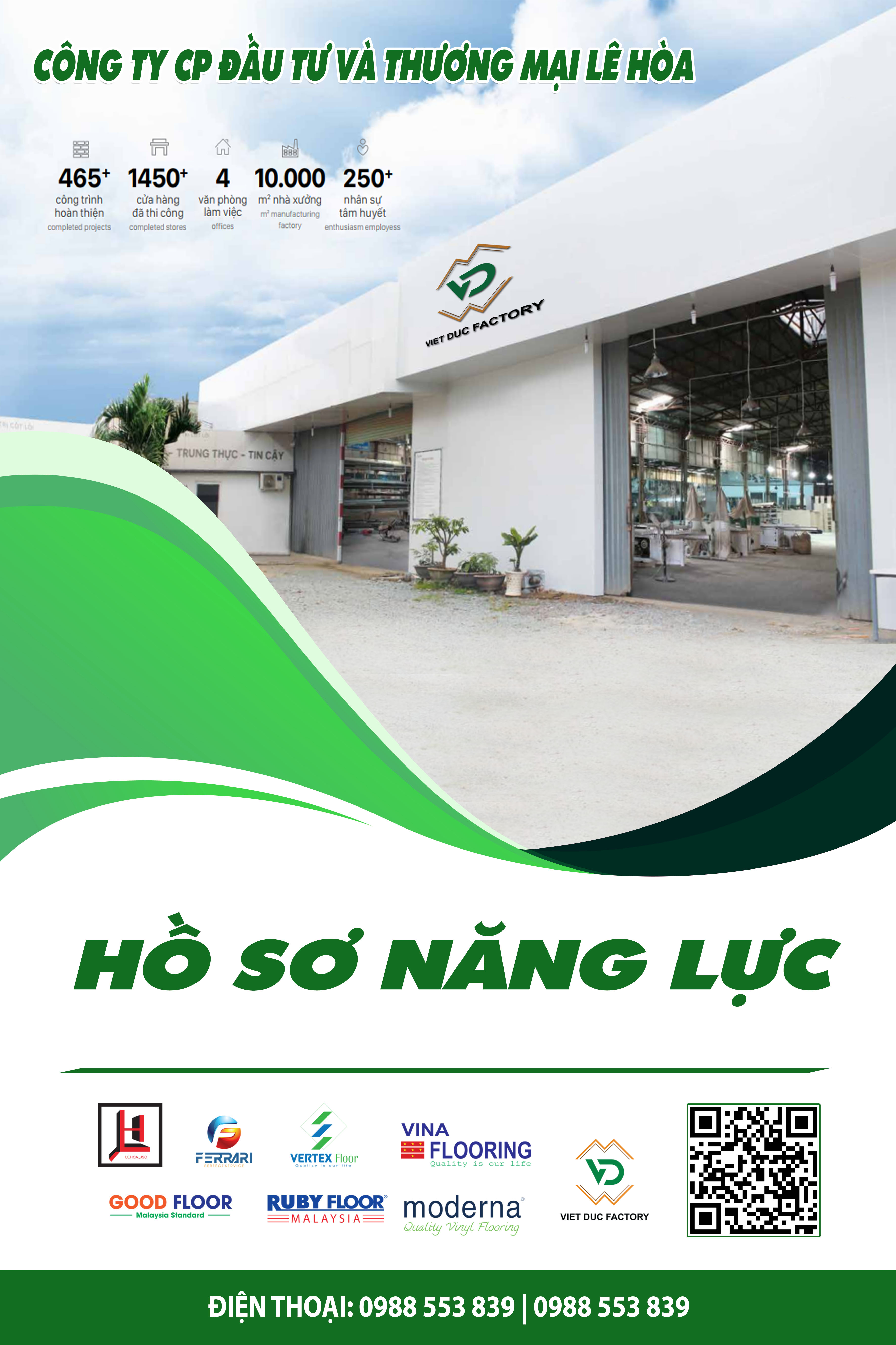 Bìa hồ sơ năng lực Công ty Việt Đức
