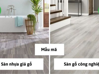 Nên chọn sàn gỗ công nghiệp hay sàn nhựa cho chung cư